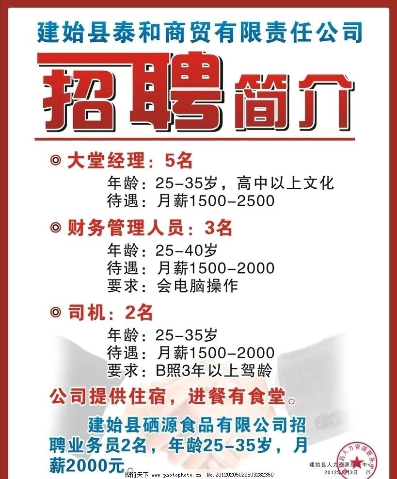 商场招聘广告图片,招聘模板 矢量-